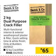 Smith & Co 2kg Dual Purpose Crack Filler