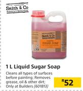 Smith & Co 1Ltr Liquid Sugar Soap