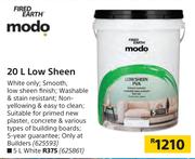 Fired Earth Modo 20L Low Sheen