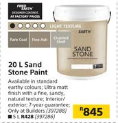 Fired Earth 20L Sand Stone Paint