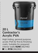 Citycoat 5Ltr Contractor's Acrylic PVA