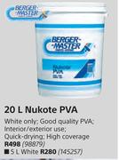 Berger Master 20Ltr Nukote PVA