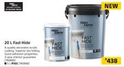 Fired Earth 20Ltr Fast Hide 