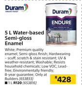 Duram 1L Water Based Semi Gloss Enamel