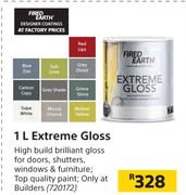 Fired Earth 1Ltr Extreme Gloss