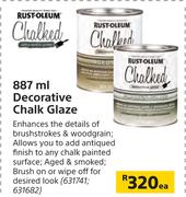 Rust-Oleum 887ml Decorative Chalk Glaze-Each