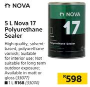 Nova 5L 17 Polyurethane Sealer