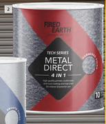 Fired Earth 1L Metal Direct Hammered