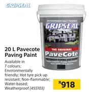 Gripseal 20L Pavecote Paving Paint