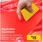 Appliacator Squeegee