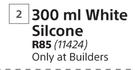 Alcolin 300ml White Silicone