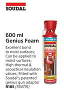 Soudal 600ml Genius Foam