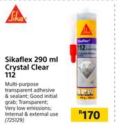 Sika Flex 290ml Crystal Clear 112