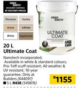 Fired Earth 20L Ultimate Coat