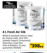 Fired Earth 4L Fresh Air Silk-Each