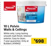 Plascon 10L Polvin Walls & Ceiling