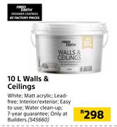 Fired Earth 10L Walls & Ceilings