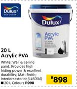 Dulux 20L Acrylic PVA