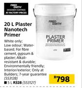 Fired Earth 5Ltr Plaster Nanotech Primer