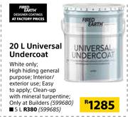 Fired Earth 5Ltr Universal Undercoat