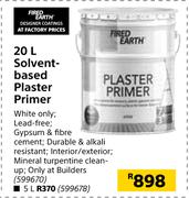Fired Earth 20Ltr Solvent Based Plaster Primer