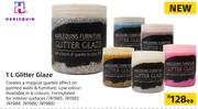 Harlequin Glitter Glaze-1Ltr Each