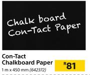 Con-Tact Chalkboard Paper 1m x 450mm