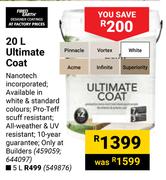 Fired Earth Ultimate Coat 549876-5Ltr
