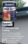 Duram NS4 Anti-Rust Coating 36189001, 8944-5Ltr