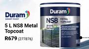 Duram NS8 Metal Topcoat 277876-5Ltr