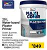 Dulux WaterBased Plaster Primer 733815-20Ltr