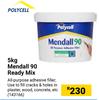 Polycell  Mendall 90 Ready Mix 143166-5kg