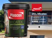 Plascon Micatex 375562-20Ltr