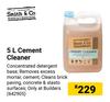 Smith & Co Cement Cleaner-5L 