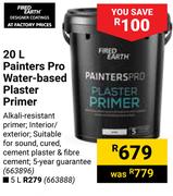 Fired Earth Painters Pro Based Plaster Primer-20Ltr