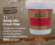 Smith & Co Ready Mix Crack Filler-1L