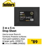Builders Drop Sheet-2m x 3m