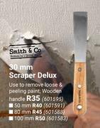 Smith & Co 30mm Scraper Delux