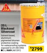 Sika 20L Blackseal Silvercoat