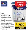Dulux 20L Acrylic PVA
