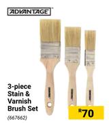 Advantage 3 Piece Stain & Varnish Brush Set