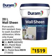 Duram 5L Wall Sheen (Pastel Base)