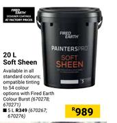 Fired Earth 20L Soft Sheen