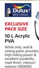Dulux Acrylic PVA-10Ltr