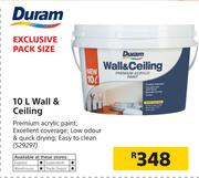 Duram Wall & Ceiling-10Ltr