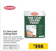 Plascon One Coat Ceiling Paint-5Ltr