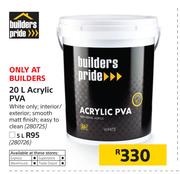 Builders Pride Acrylic PVA-20Ltr