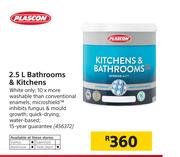 Plascon Bathrooms & Kitchens-2.5Ltr