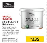 Fired Earth Kitchens & Bathrooms-2.5Ltr