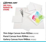 Pro-Art Thin Edge Canvas-Each